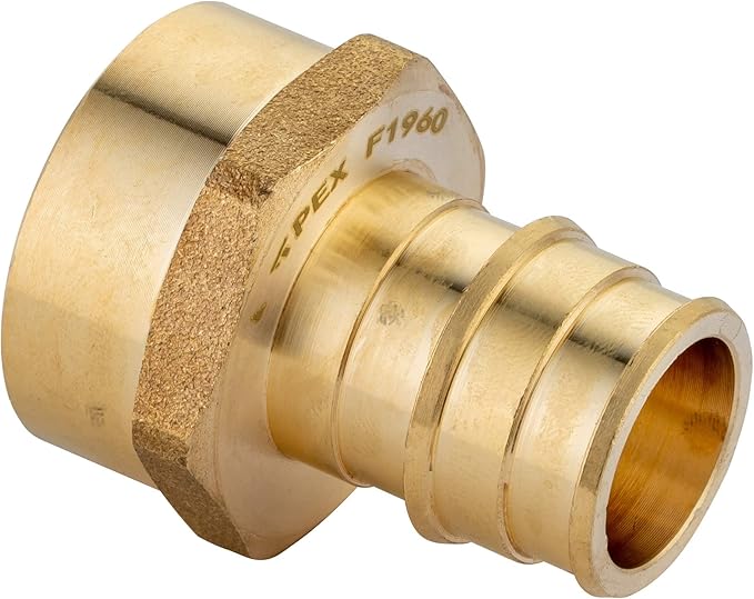 (Pack of 50) EFIELD Pex A Full Flow Expansion Fitting 3/4"x 3/4" Female NPT Adapter ONLY For Pex-A Tubing Connection, ASTM F1960,(PEX1960028-50PCS)
