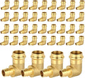 40-Pack HeSun Copper Press Fitting Elbow, 1" PRESS X 3/4" PEX-A F1960 Expansion Elbow, LF Brass