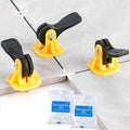 50pcs Tile Leveling System Reusable+200pcs Cross Tile Spacers 1/8"+50pcs Replaceable Spare Steel T-Pin 1/16 Ceramic Tile Tools Plastic Shims Floor Installation Leveler Kit Adjustable Universal
