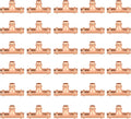 30-Pack GUOFIS Copper Press Tee,1/2" x 1/2"x 1/2" Tee Fittings for Copper Tube Connection with Stop(PRESS009-30Pack)