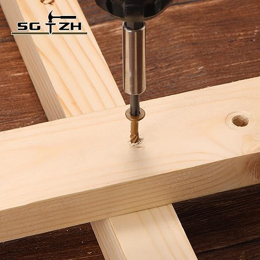 #8 x 1-1/2" Deck Screws (322Pcs) 2lb. Carbon Steel, Yellow, Flat Head, Rust Resistant epoxy Coated, with T25 Star Bit