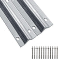 12ft Section Galvanized Inverted V Track | V- Track in 2 6 Foot Sections for Sliding Slide Gate | Driveway Gate Track