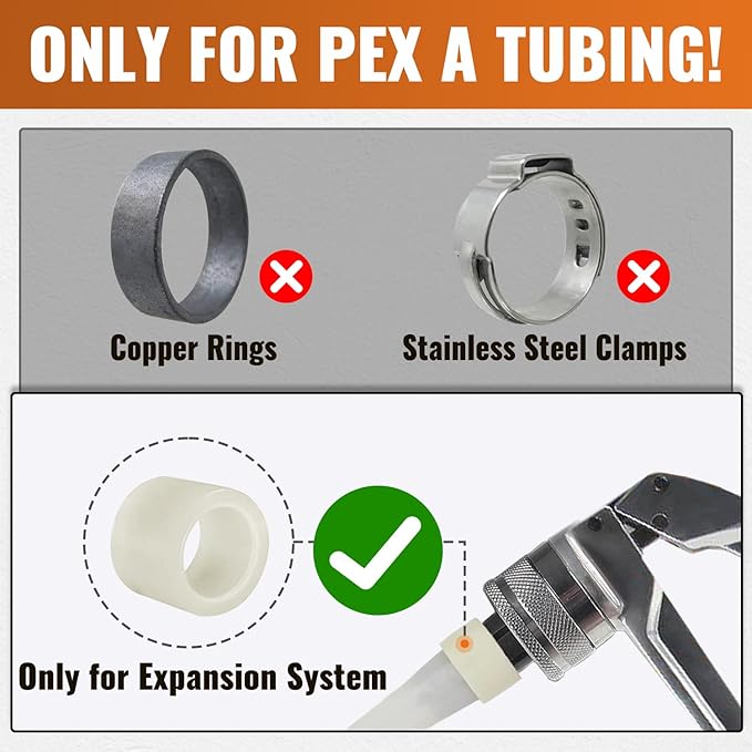 SUNGATOR 12-Pack Pex A Straight Stop Valve, 1/2" Pex A Expansion x 3/8" OD Compression, 1/4 Turn Chrome Plated Brass Shut Off Valve