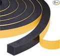Yotache Self Adhesive Foam Gasket Tape 2 Rolls 1/2" W X 1/2" T (New Adhesive Craft) for Doors Soundproofing Weather Seal Strip Insulation, 13 Ft Length (2 X 6.5 Ft Each)