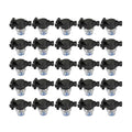 SEAFLO Inline Water Pump Filter 52S02-3/4" Male Quick Attach with 1/2" Hose Barb, 50 MeshSteel Strainer with Plastic Shell, Fits SEAFLO 56 Series Pumps, RV, Marine, Agriculture, Lawn Care (25-Pack)