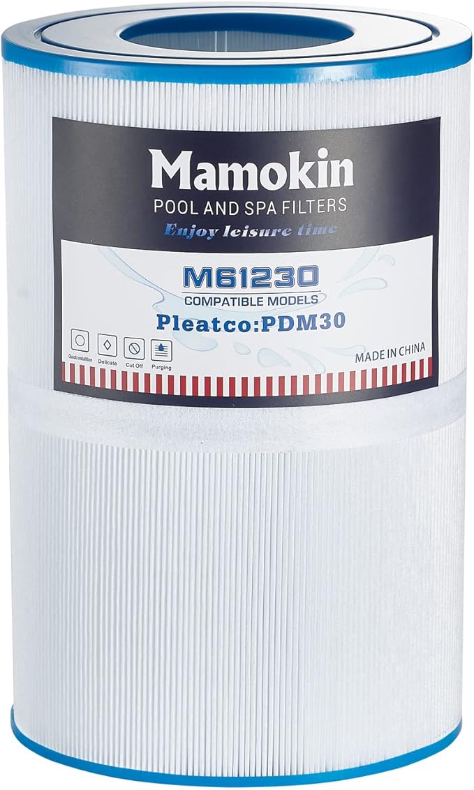 PDM30 Hot Tub Oval Filter Replaces Dream Maker 461269, Filbur FC9940M and Odyssey, Big EZ, EZL, Crossover 730L, 730S spa Filter - 1 Pack