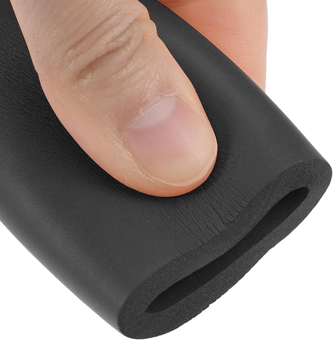 uxcell Foam Tubing for Handle Grip Support, Pipe Insulation, 22mm ID 32mm OD 1m Length Black