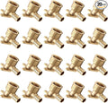 20-Pack EFIELD Pex 1/2 Inch x 1/2 Inch Female NPT Drop-ear Elbow - for Transition from Pex to Threaded Pipe,(PEX1807159-20PCS)