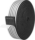 Storystore Foam Insulation Tape Self Adhesive,1/4In x 1/4In x 197Ft Weather Stripping for Doors and Windows, Sound Proof Soundproofing Door Seal, Weatherstrip, Air Conditioning Seal Strip