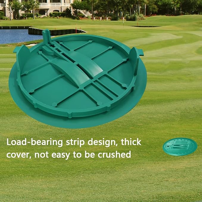 Cunguv Valve Box Cover Lid 10-inch Sprinkler Valve Round Box Lid Replacement Circular for Automatic Irrigation System