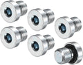 1-Pack M12x1mm Inner Hex Head Pipe Fitting Plug, Carbon Steel Sensor Socket Plug with Seal O-Ring for Terminate Pipe Ends/High Pressure Washer, Sealing Screw