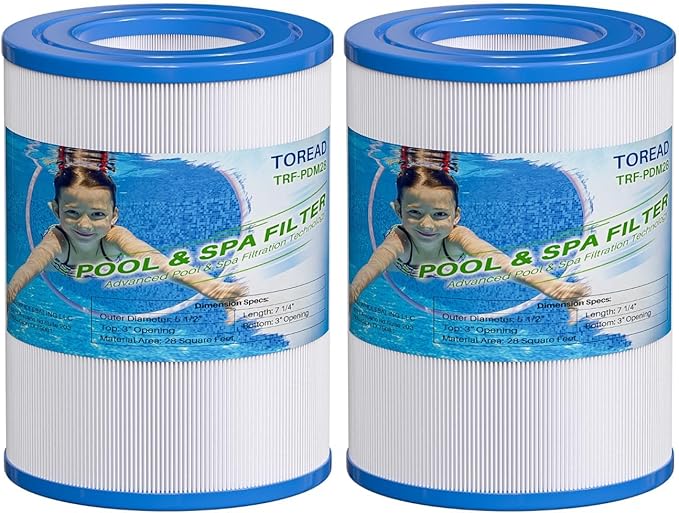 TOREAD PDM28 Spa Filter Replaces Aquarest Dream Maker 461273 Hot Tub Filter, 2PACK