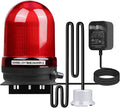 Sump Pump Alarm, High Water Leak Detection, with 110dB Loud Alarm and LED Indicator, 10ft Probe Cable, Suitable for Indoor/Outdoor Systems in Basements, Septic Tanks, and Sumps