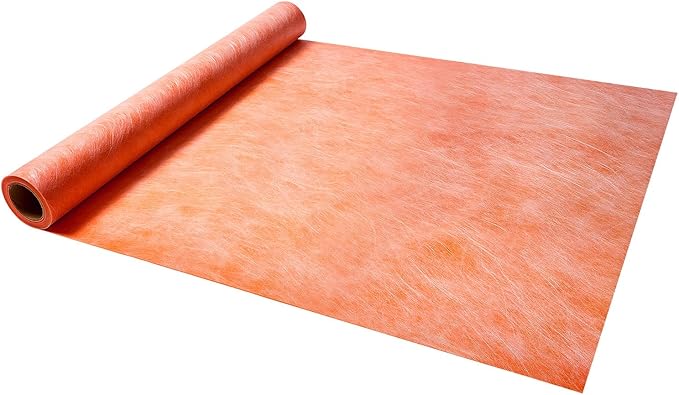 VEVOR Waterproof Membrane for Shower, 3.3 x 33 ft 108 sq.ft Waterproofing Tile Membrane, 20 mil Thickness Polyethylene Fabric Roll, Easy to Cut for Bathroom, Kitchen, Sauna, Walls, Underlayment