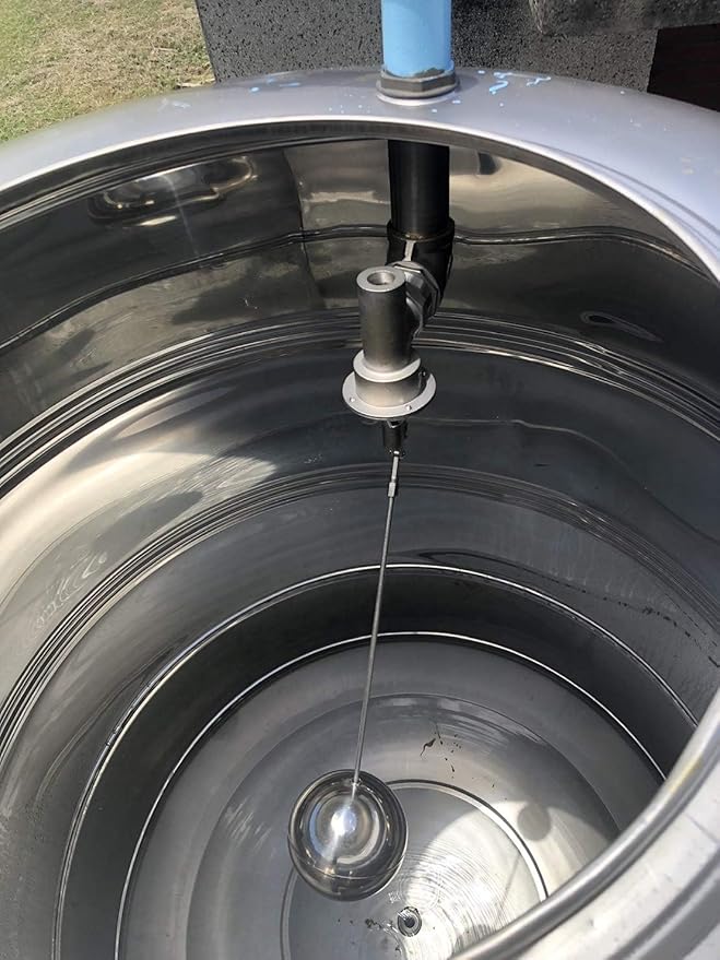 304 Stainless Steel Balanced Float Ball Valve, Tank Mount, 100 Psi (1-1/2")