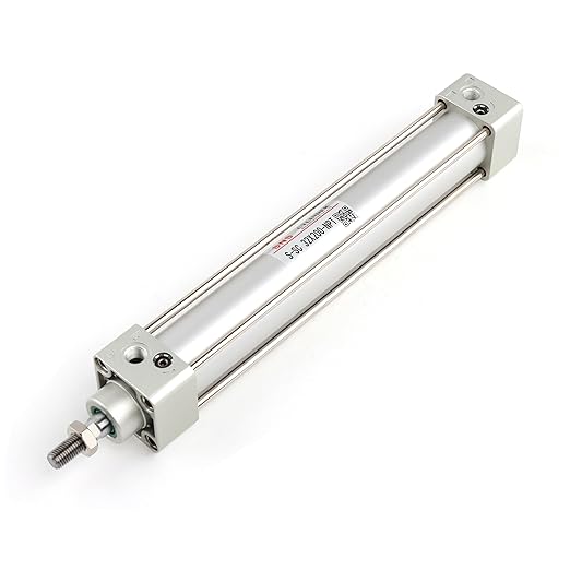 SNS Pneumatic Standard Air Cylinder S-SC 32 x 200 NPT 1/8, Bore: 1.3 inch, Stroke: 8 inch, Double Acting