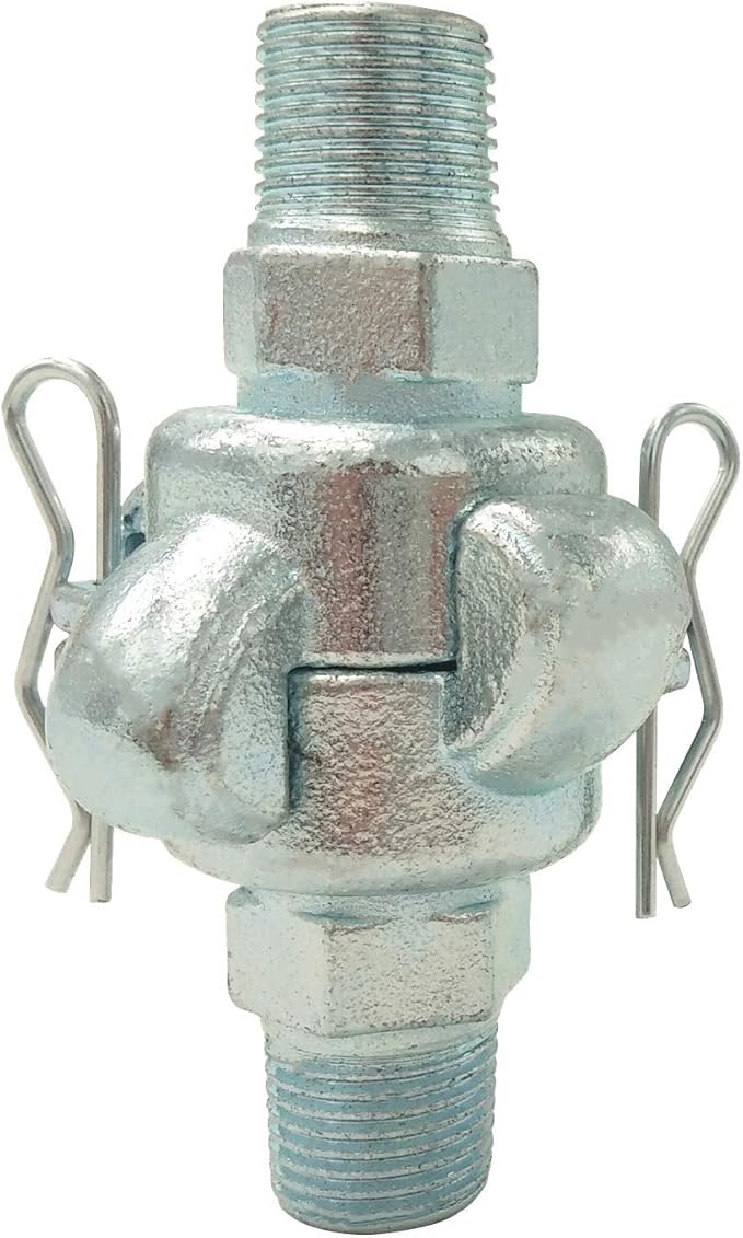 NPT Iron Air Hose Fitting，Universal Coupling，Chicago Fitting (0.5", NPT Male)