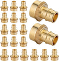 20-Pack HeSun PEXA Fitting, Expansion 1/2 Inch Female Thread Adapter,1/2" Female NPT x 1/2" Pex-a Expansion Adapter,ASTM F1960(PEX1960026-20)