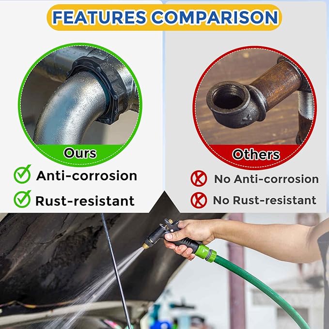 2 Pack Brass Pipe Fittings, 90 Degree 1/4" FeMale NPT to 1/4" FeMale NPT Barstock Street Elbow with Sealing Tape, Forged Pipe Fitting Connector for Air, Oil, LP