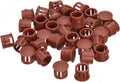 uxcell 11mm(7/16") Plastic Hole Plugs, 36Pcs Flush Type Panel Round Snap in Fastener Knockout Locking Plugs for Furniture Insert End Caps Panels, Red