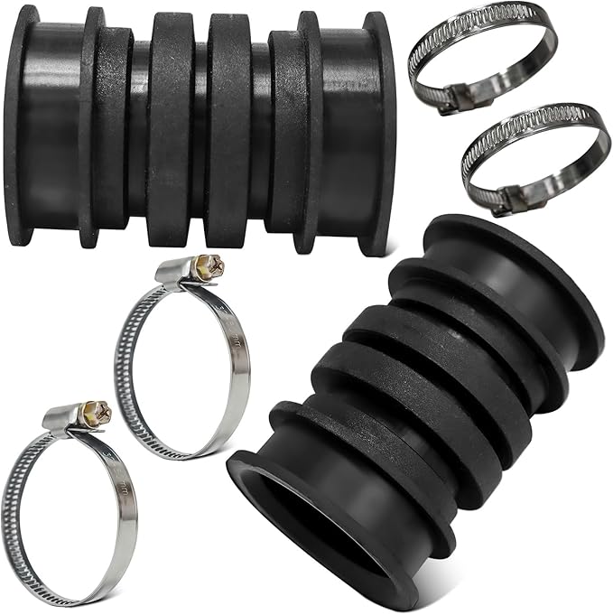 Dishwasher Hose Kit W11419334 for Whirlpool Jenn-Air KitchenAid Maytag Kenmore AP6981352 4960330 W11250985 PS12745538 EAP12745538 Circulation Pump to Sump Connect Hose (2-Piece)