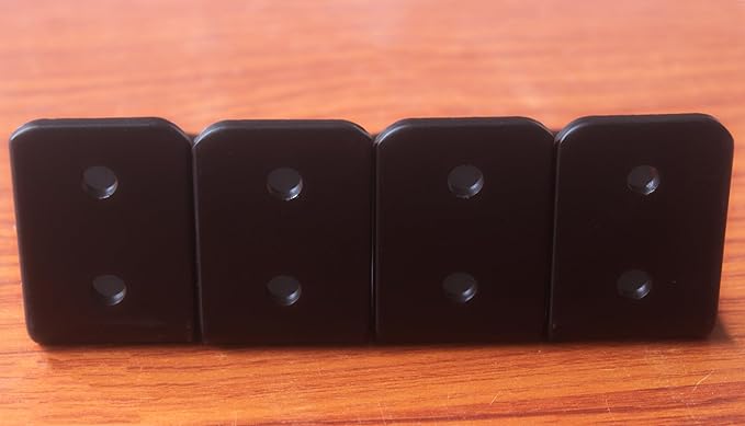 6 Pack - L 4" x H 2" x W1.5, 5mm Thick Black L Shelf Bracket, Iron Shelf Brackets, Metal Shelf Brackets, Floating Shelf, Shelf Supports with Screws