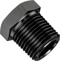 EVIL ENERGY 1/2" NPT Plug Male Hex Head Fitting Adapter Aluminum Black