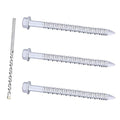 1/4 x 2-1/4" 410 Stainless Steel Hex Head Tapcon Concrete Screw Anchor, for Anchoring to Masonry, Block or Brick (100Pcs)
