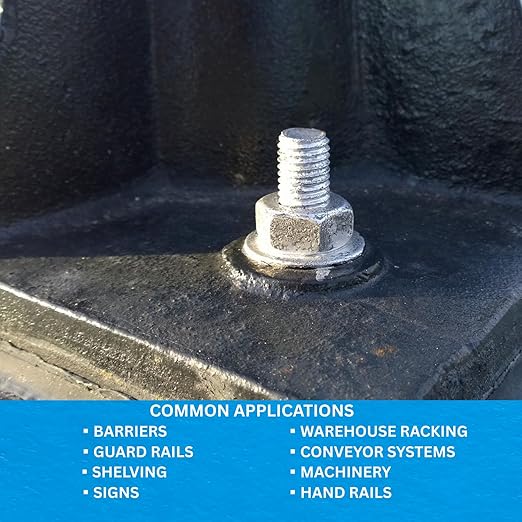 CONFAST 3/8" x 3-1/2" Wedge Anchor Zinc Plated (Box of 50)