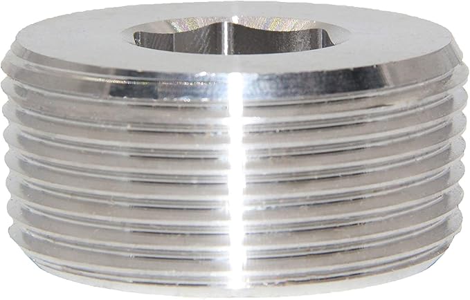 Joywayus Stainless Steel Internal Hex Countersunk Thread Socket Pipe Plug 2"NPT Male