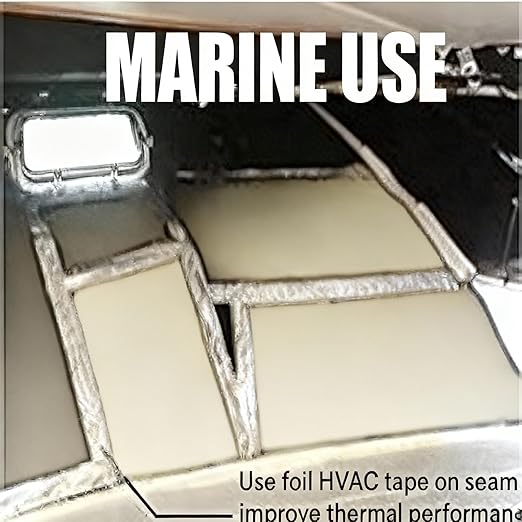 XCEL Marine Foam Roll with Self Adhesive – Beige, 60" x 16" x 1/2" Closed Cell Foam Rubber Water Resistant Padding Sheet – Home, Marine, Garage, Automobile, Crafts & Cosplay (Beige, 60" x 16" x 1/2")