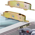 Sliding Patio Door Rollers Replacement Hardware Fits Jeld Wen, Truth Part #31761A, Milgard, Marvin, 1-1/4" Steel Ball Bearing Wheels, 5-3/4" H.C., Side Adjustable, 2 Pack