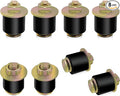 7/8" Expansion Rubber Freeze Plugs 8PCS Automotive Engine Expandable Freeze Rubber Plugs Fit Hole: 7/8" - 1" (22 mm - 25 mm)