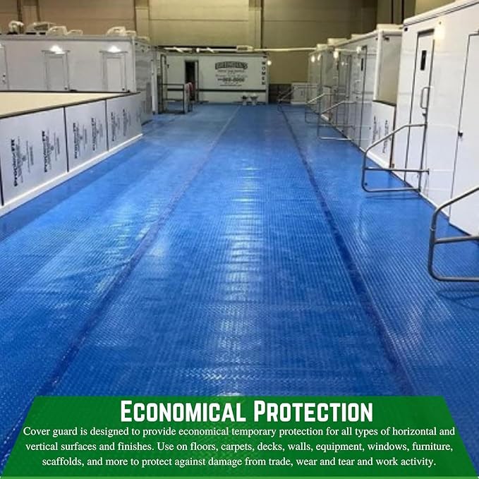 Farm Plastic Supply - Bainbridge International Flame Retardant Cover Guard 10 Mil - Temporary Floor Protection, Temporary Protection, Cover Guard, Temporary Surface Protection (36'' x 75')