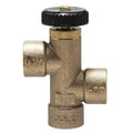 Watts LF70A Brass Hot Water Extender Mixing Valve, 3/4 Inch, Solder End Connections, Stainless Steel Springs and Dial Adjustment Cap, Easy to Maintain, Remove and Replace