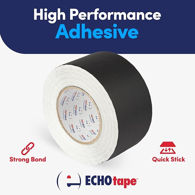 ECHOtape FS-G7731 Metal Building Insulation Tape | All Weather Lamtec WMP-VR Facing Tape | White Seam and Repair Tape | Cold Weather Adhesive | 2.83 in x 50 yds | (Case of 16)"