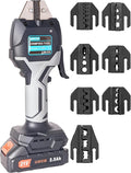 AMZCNC Electric Crimping Tool Set Electric Wire Crimper - Heat Shrink, Nylon, Insulated Flag, Non-Insulated Connectors