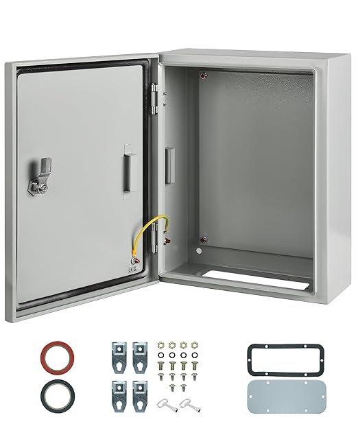 Waterproof Electrical Enclosure 16 x 12 x 6, Outdoor Electrical Box Weatherproof, Electrical Junction Box with Reinforced Lock