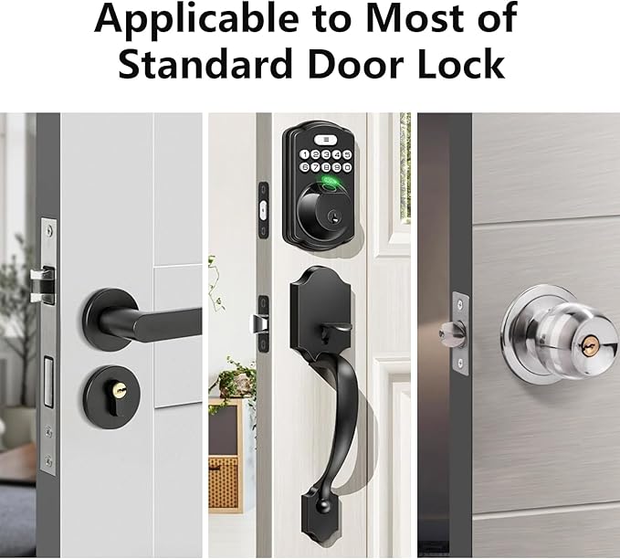 Double Holes Latch Reinforcement Plate Heavy Duty Security Latch Plate Security Striker Plates for Exterior Interior Door Deadbolt Fix Door Frame for 4.5 inch Hole Center (Black-2Pcs)