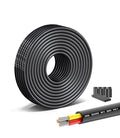 22 AWG 3 Conductor Electrical Wire - 26.25FT Stranded PVC Oxygen-Free Copper Cable with Tinned Conductors, Flexible Low Voltage LED Lighting Cable for Automotive Wiring,LED Strips Lamps