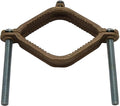 COREX 2-1/2" to 4" Bronze Water Pipe Ground Clamp - High Conductivity Grounding Clamp Conduit Fitting