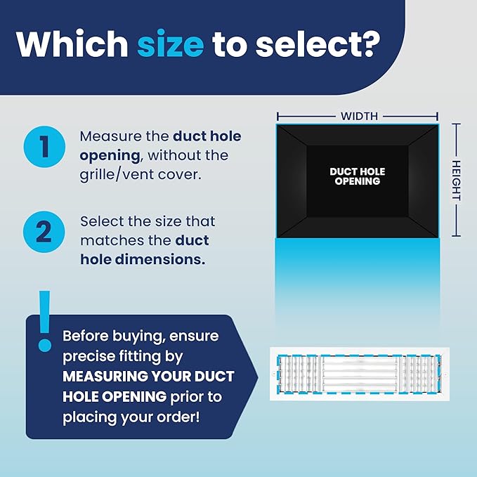 24x6 Inch (Duct Opening) Aluminum 3-Way Air Flow Vent – HVAC Vent Cover for Wall or Ceiling – Quiet HVAC Wall Register with Multi-Shutter Damper – Adjustable Curved Blade - Plastic Seal for Tight Fit