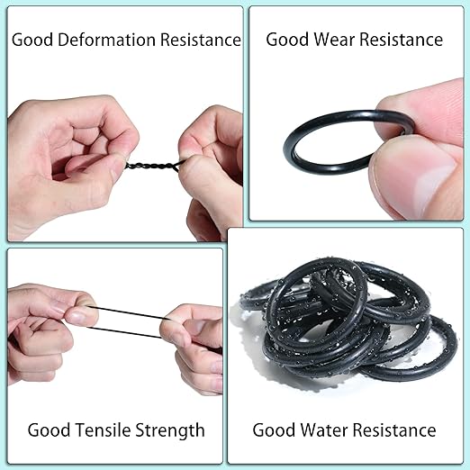 826pcs O Ring Assortment Kit in 32 Sizes With 4 Hooks - Metric Gaskets Kit for Automotive, Faucet, Plumbing Repair or Sealing | Nitrile Rubber Washer Set