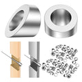 BLIKA 50 Pack 5/16" ID Angle Washers for Stair Ends, Stainless Steel 30 Degree Angle Beveled Washer for 1/8", 3/16" Invisible Cable Railing Hardware