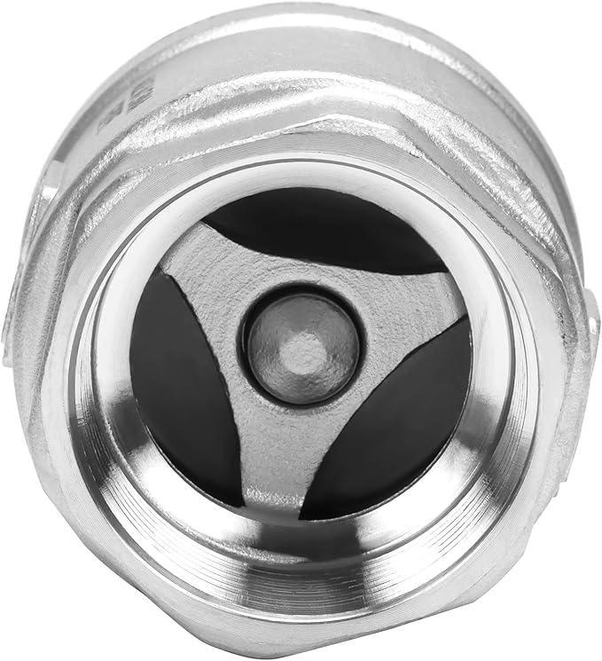 1-1/4 Inch Vertical Check Valve SUS304 Spring Loaded Check Valve in-line Low Cracking Pressure CF8M WOG 1000
