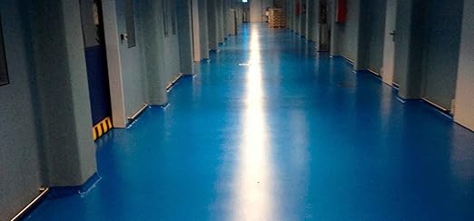 Coloredepoxies 10006 Dark Blue Epoxy Resin Coating Made with Beautiful and Vibrant Pigments, 100% solids, For Garage Floors, Basements, Concrete and Plywood. 3 Quart Kit
