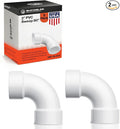 Swimables 2 Inch PVC Sweep 90 - Long Elbow Connector, Schedule 40 2 PVC Sweep 90 Degree Elbow, High-Flow Pipe Elbows Fitting, Compatible with Spa Plumbing & Waterway Installations (2 Packs)