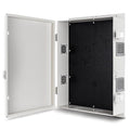 Outdoor Electrical Junction Box, ABS Water Resistant Enclosure with Internal Mounting Panel & Hinged Cover (18.1" H* 12.6" L* 4.3" W)