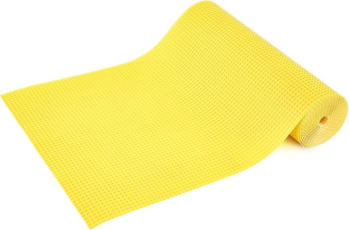 Nuanchu 1/8 x 3.28' x 49.21' Dimple Drainage Matting, Moisture Barrier Foundation Wrap Floor Underlayment Sub Floor Waterproof Membrane, Improves Water Movement and Drainage