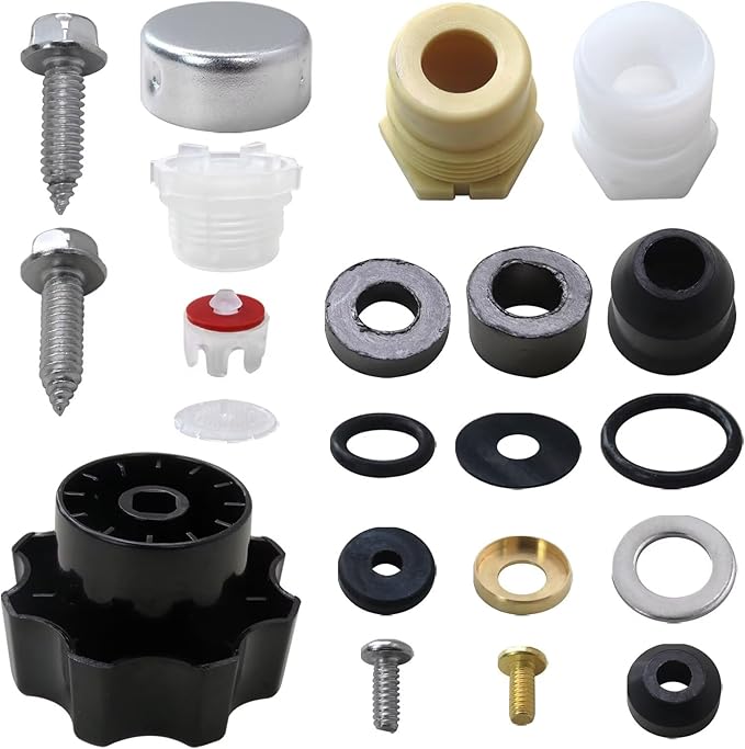 Ultimate Wall Hydrant Complete Service Kit for PRI-ER Outdoor Faucet Repair Kit 500 400 Series - Includes Vacuum Breaker Repair & Handle Kit